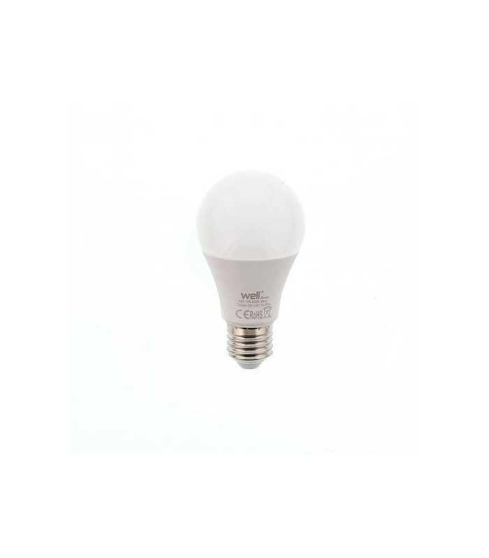 Bec cu LED A60 E27 12W 230V 950lm lumina rece Basic Well