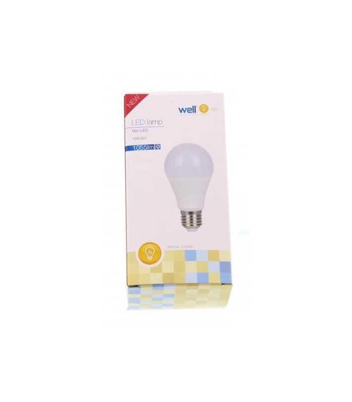 bec cu led a60 e27 12w 230v lumina calda well 1