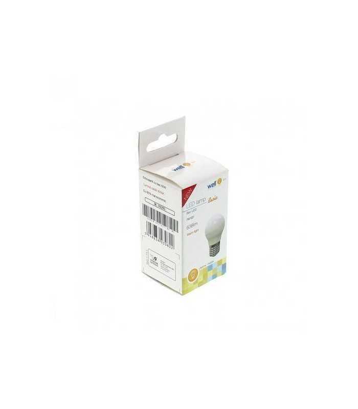 bec cu led g45 e27 7w 230v lumina calda basic well 1