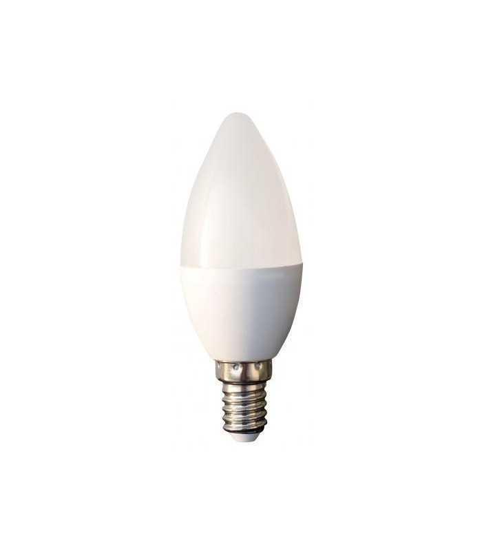 Bec cu led lumanare E14 7W 230V lumina calda Well