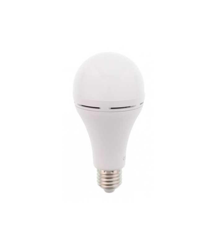 Bec cu LED si acumulator A60 E27 7W 230V lumina rece Well