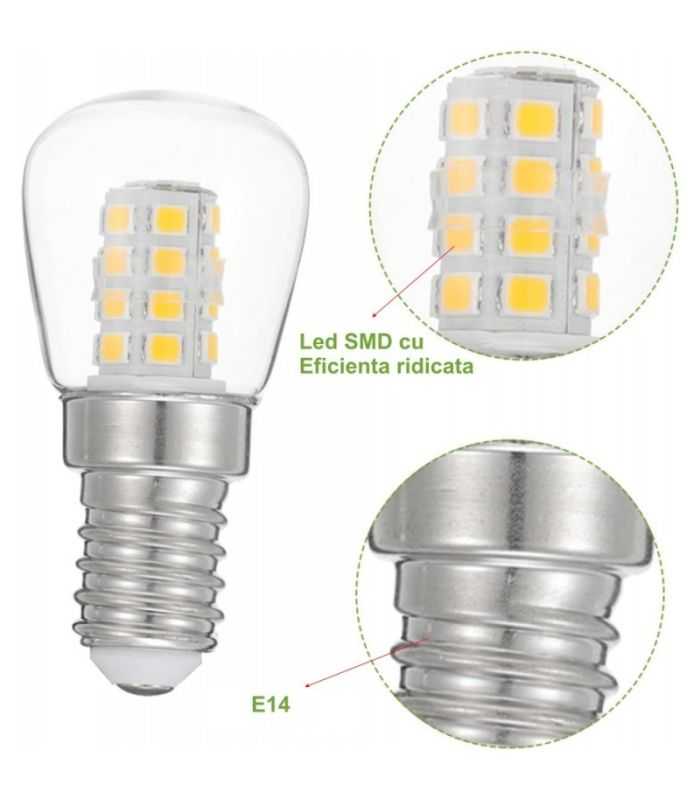 Bec E14 Led 3w Pentru Frigider 20c 45 230 038