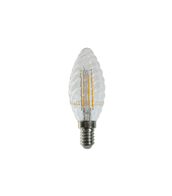 Bec E14 LED cu filament LED 4W 2700K spirala V-TAC