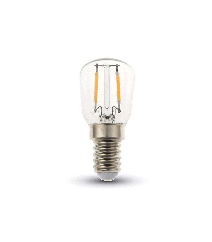 Bec E14 ST26 cu filament LED 2W 6000K alb rece V-TAC