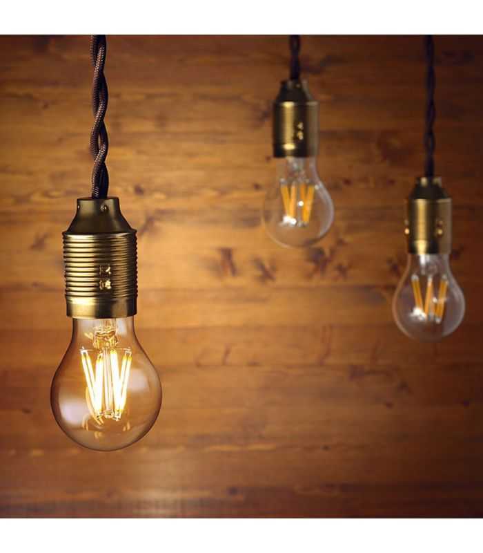 Bec E27 A60 Cu Filament Dimabil Led 8w 700lm 3000k Alb Cald V Tac Sku 212815