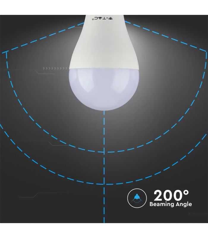 bec led a65 e27 17w 2700k alb cald 1521lm v tac 2