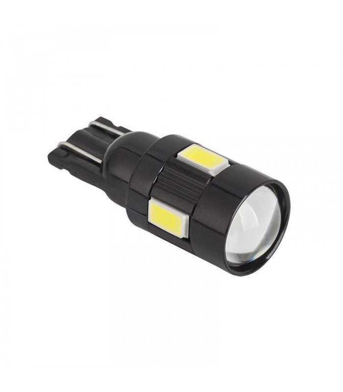 Bec LED auto CANBUS T10 5730 12V 1.35W 70lm 6500K REBEL