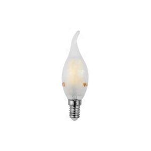 Bec LED cu filament LED E14 4W 6400K alb rece sticla mata V-TAC