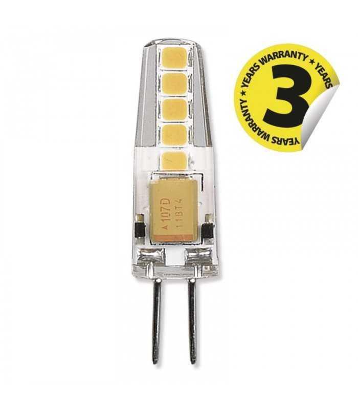bec led g4 12v 2w 3000k alb cald 210lm zq8620 emos 2