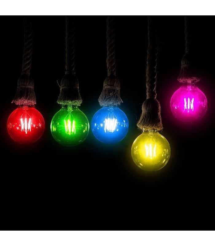 Bec Led G45 E27 2w Cu Filament Lumina Verde V Tac Sku 217411