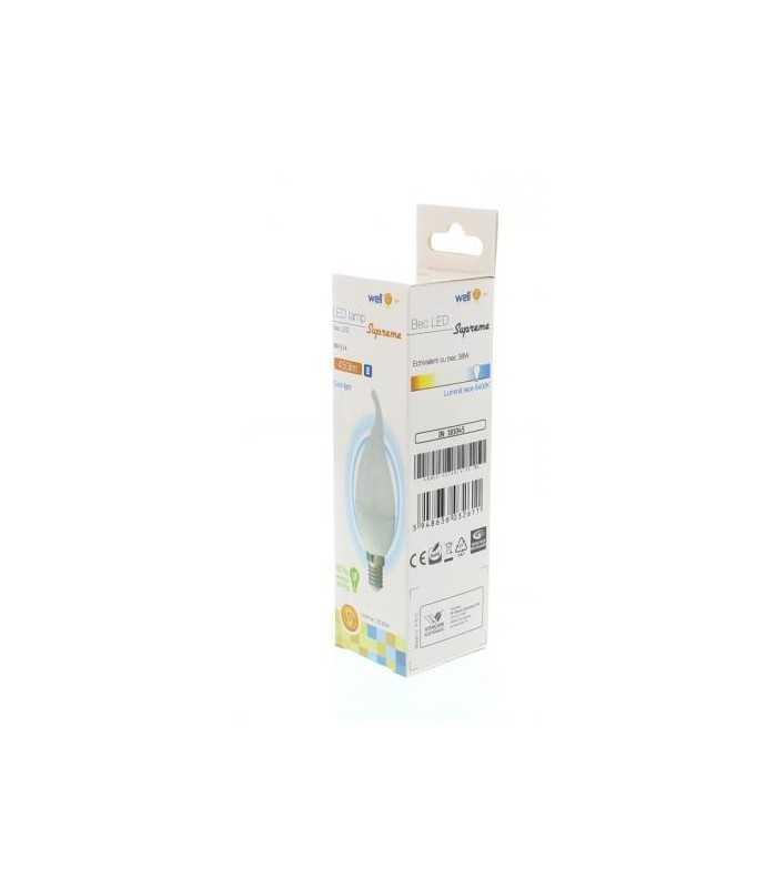 bec led lumanare e14 6w 230v lumina rece well 2