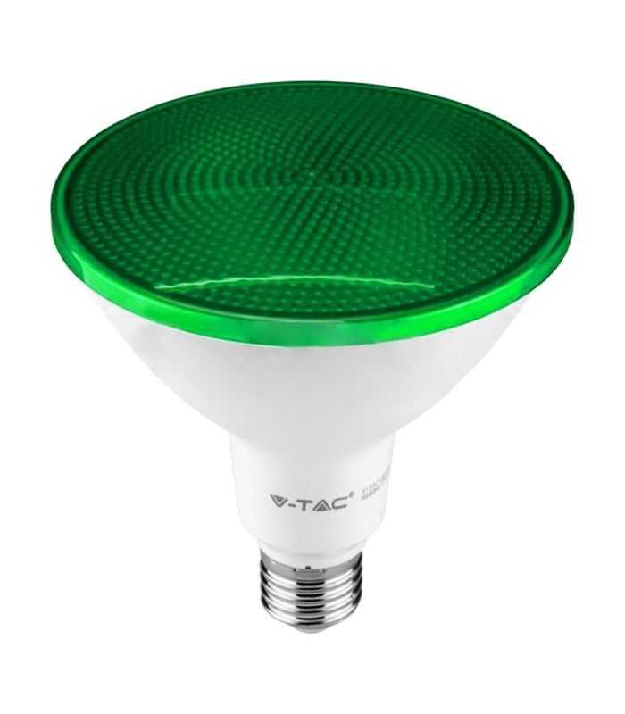 Bec Led Par38 E27 17w Ip65 Verde V Tac Sku 92067