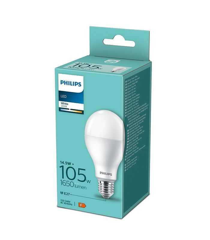 bec led philips e27 a67 145w 105w 1650lm lumina calda 3000k 929002003896 1