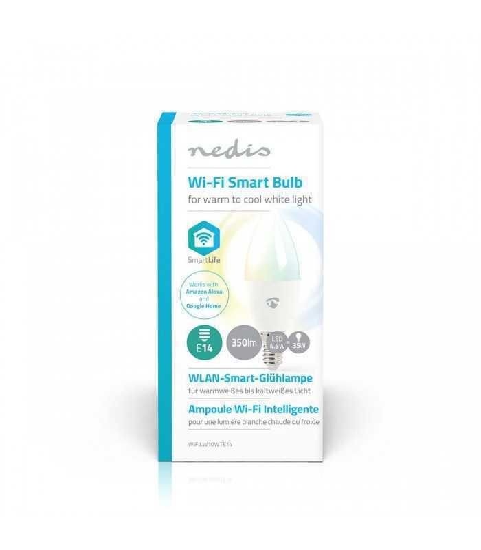 bec led smart wifi reglare culoare lumina e14 nedis 3