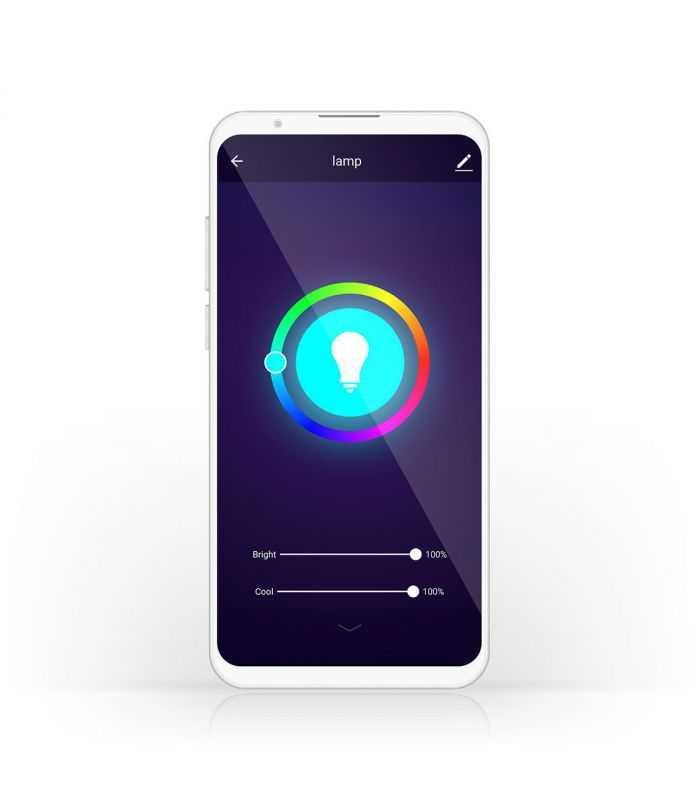 bec led smart wifi rgb lumina alba calda e27 6w 470lm nedis nedis 1