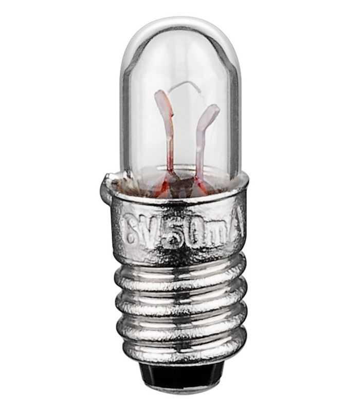 Bec miniatural incandescent E5 12V(DC) 80mA alb cald 2700K Goobay 9521