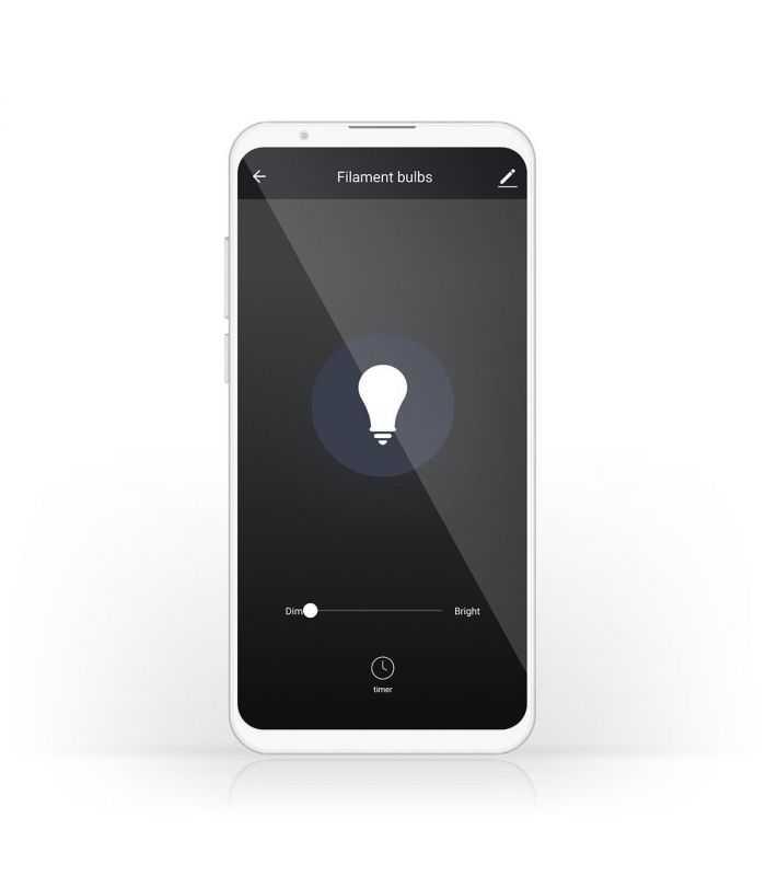 Bec Wi Fi Smart Led Cu Filament Nedis E27 St64 5w 500lm