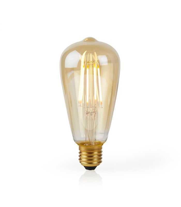 Bec Wi Fi Smart Led Cu Filament Nedis E27 St64 5w 500lm