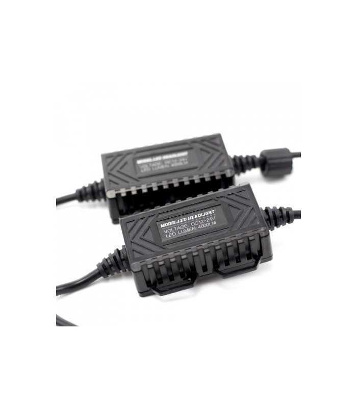 becuri far auto led h3 set 2buc 12 24v 4000lm lumina alba carguard 6