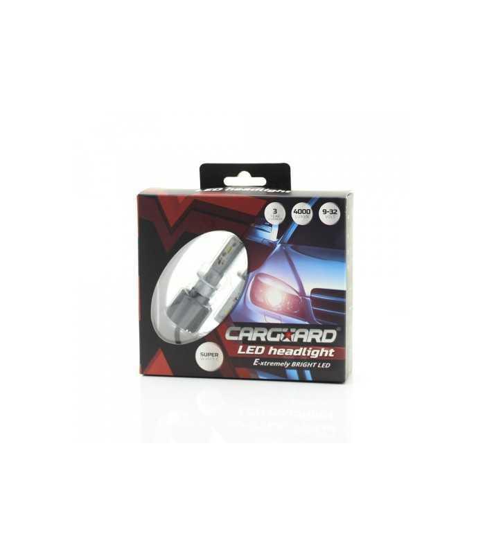 becuri far auto led h3 set 2buc 12 24v 4000lm lumina alba carguard 7