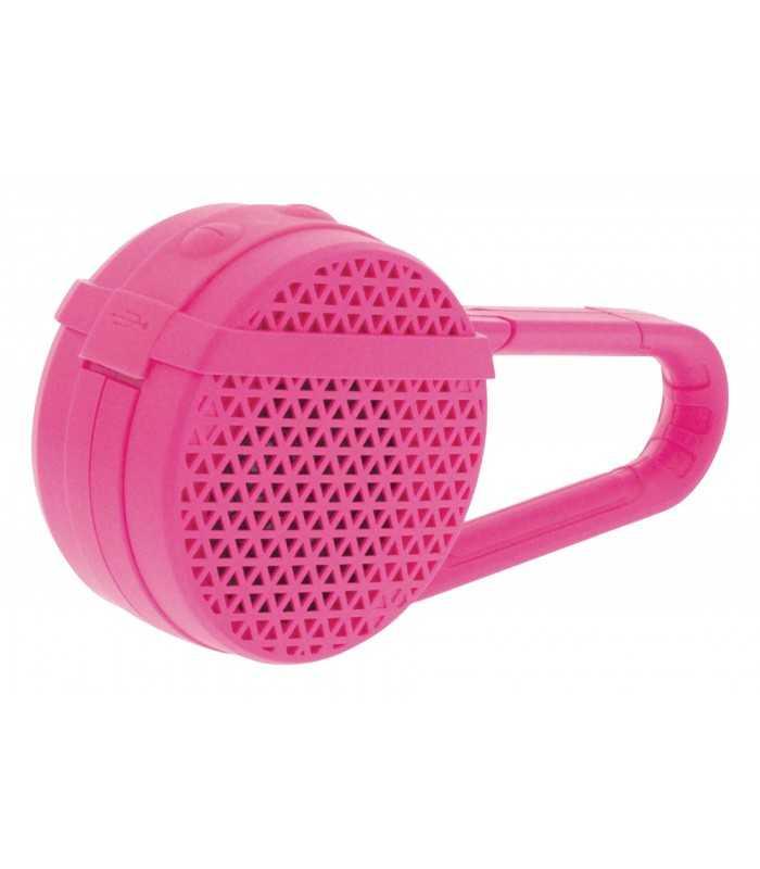 boxa bluetooth portabila cu clip pentru atasare 3w roz sweex 1