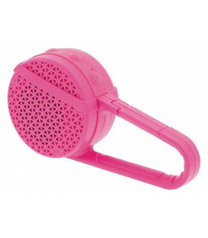 Boxa bluetooth portabila cu clip pentru atasare 3W roz Sweex