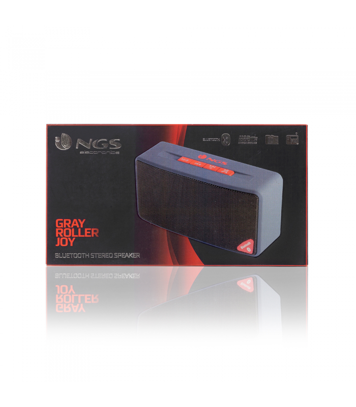 boxa portabila cu bluetooth gri 3w ngs roller joy grey 4