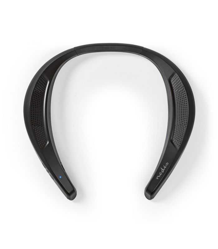 boxa portabila pe gat nedis bluetooth 2x45w redare 6 ore negru 7