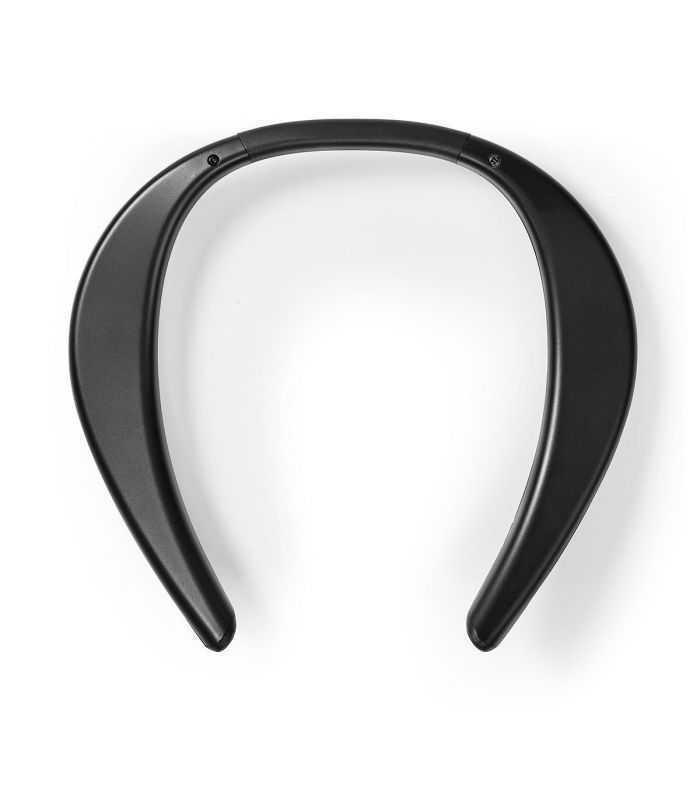 boxa portabila pe gat nedis bluetooth 2x45w redare 6 ore negru 8