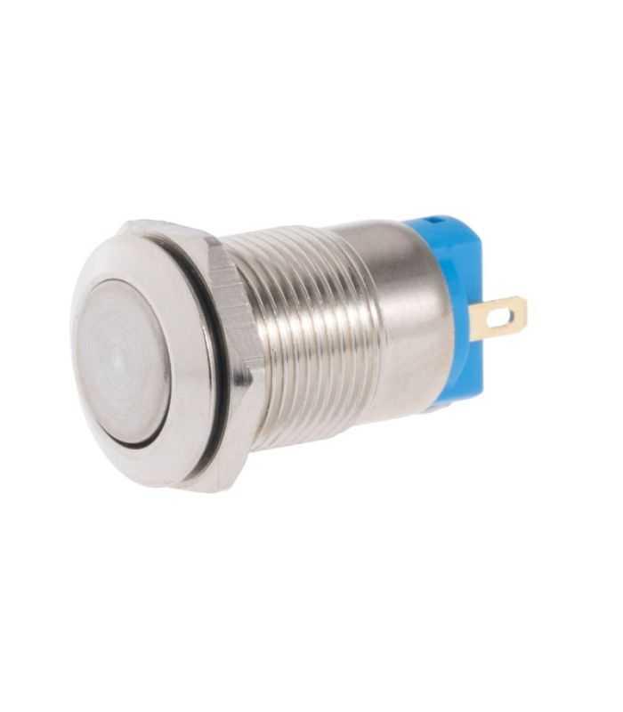 Buton Antivandal Off On 3a 250vac Fara Retinere 12mm Metal