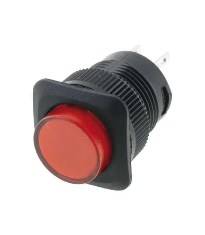 Buton Comutator actionat prin apasare 2 pozitii OFF-(ON) fara retinere SPST-NO 1.5A/250VAC SCI R13-508A-05-BR