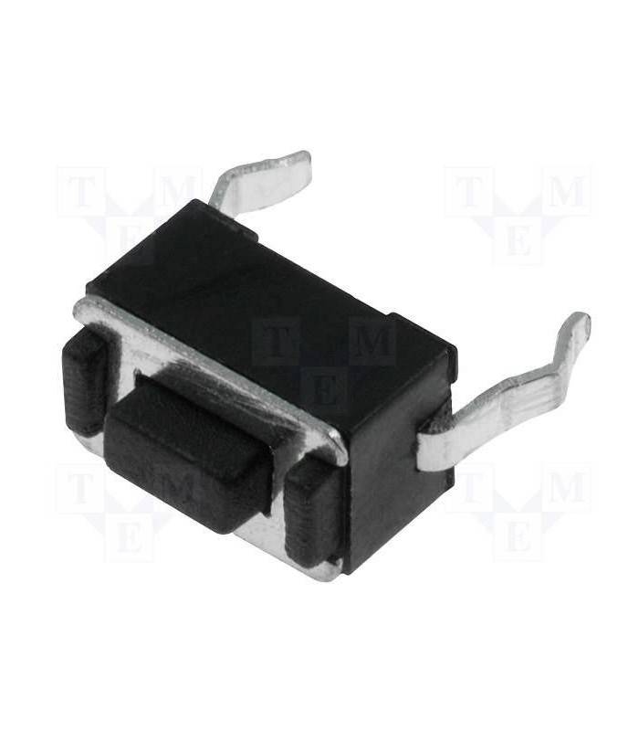 Buton microcontact 2 pini OFF-ON fara retinere 3.5x6mm buton 1.5mm