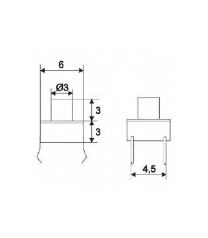 buton microinterupator off on buton 3 mm fara retinere 1 circuit 005a 12vdc 09002 1