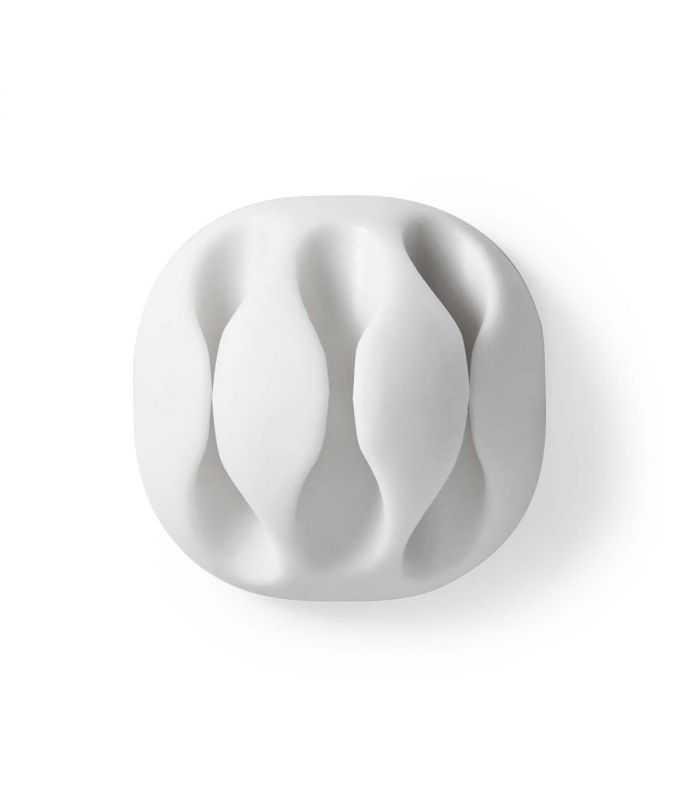 Cable Management Cable Clip Click And Go 4 Pcs 3 Slots Maximum Cable Thickness 53 Mm Tpe White Nedis