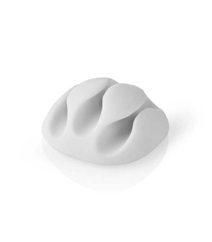 Cable Management Cable Clip Click And Go 4 Pcs 3 Slots Maximum Cable Thickness 53 Mm Tpe White Nedis
