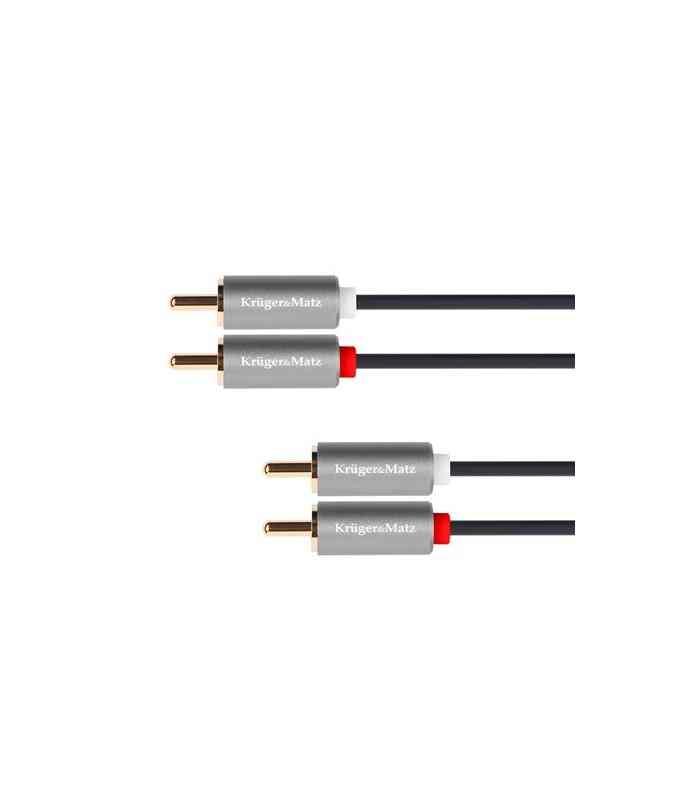 Cablu 2x RCA - 2x RCA 10m BASIC Kruger&Matz KM1210