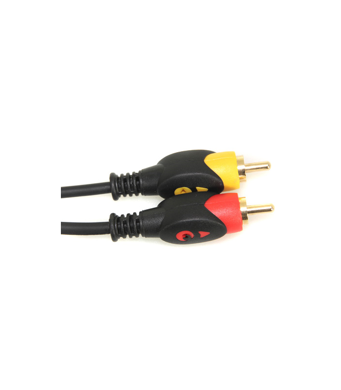 Cablu 2x RCA - 2x RCA Gold 3m tata-tata contacte aurite