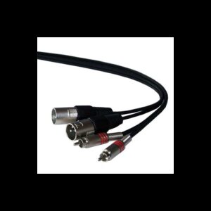 Cablu 2x RCA la 2x XLR 3m ibiza