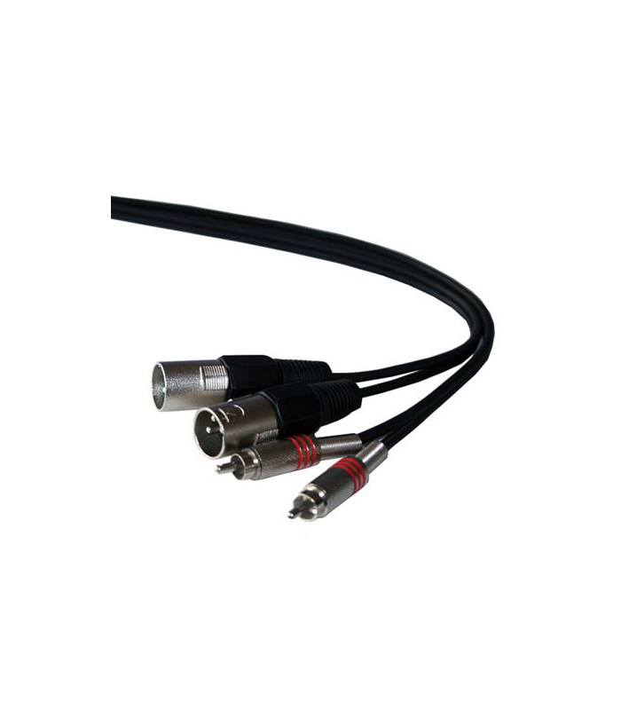 Cablu 2x RCA la 2x XLR 3m ibiza