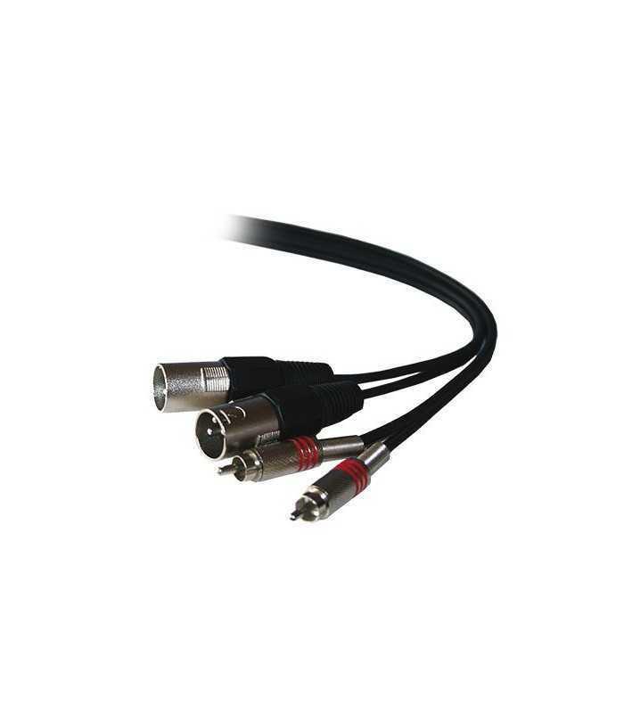 Cablu 2x RCA tata - 2x XLR tata 5m ibiza