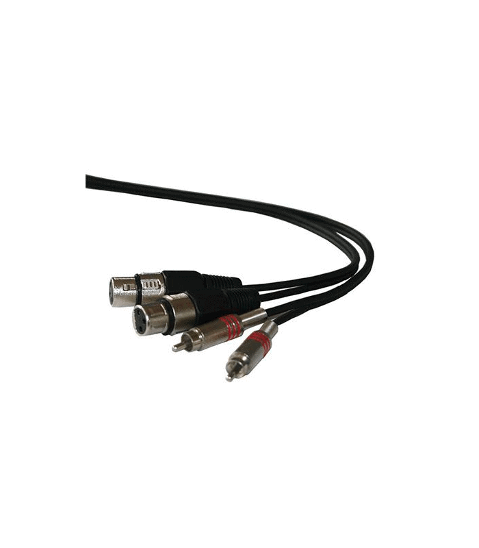 Cablu 2x RCA tata la 2x XLR mama 1.5m ibiza