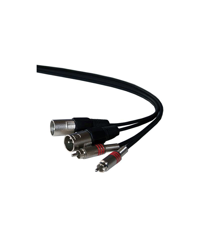 Cablu 2x RCA tata la 2x XLR tata 1.5m ibiza