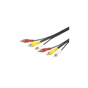 Cablu 3x RCA 1.5m video RG59 Goobay