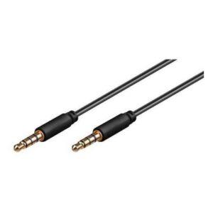 Cablu 4 pini 3.5 mm stereo 2m tata-tata Goobay