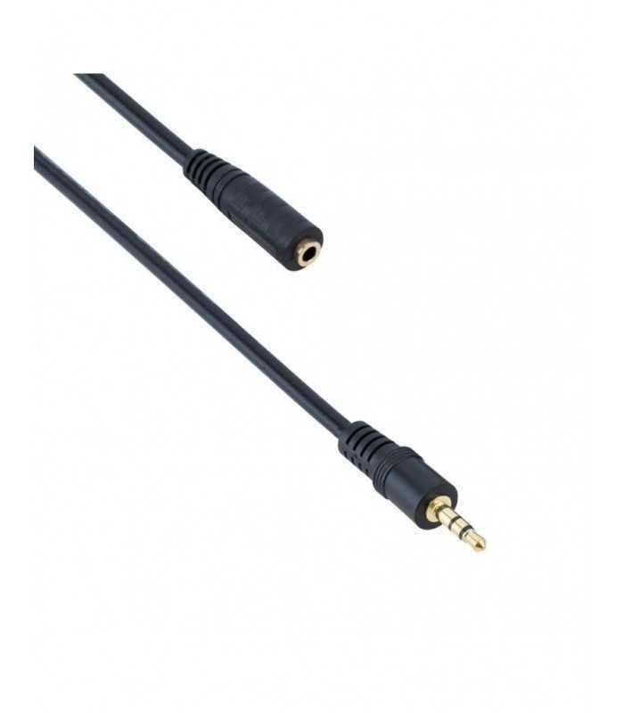Cablu 5m JACK 3.5 mm tata - JACK 3.5 mm mama 5m STANDARD aurit TED