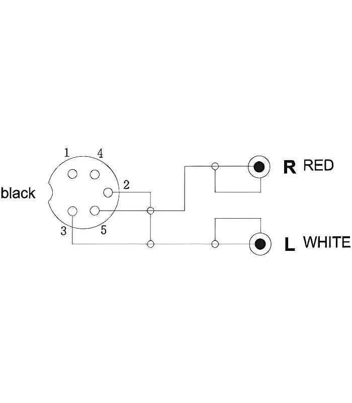Cablu adaptor 2x RCA la 5 pini DIN mama 20cm Goobay 3 cablu adaptor 2x rca la 5 pini din mama 20cm goobay 2