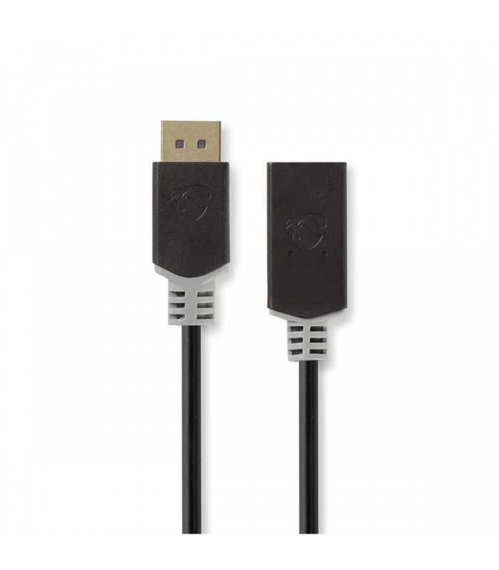 cablu adaptor 4k displayport v12 tata hdmi mama 02m gri nedis 2