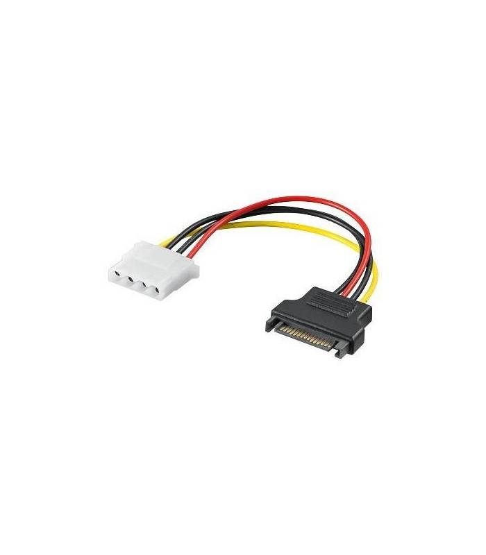 Cablu adaptor alimentare mama sata la mama 5.25 molex Goobay 1 Cablu adaptor alimentare mama sata la mama 5.25 molex Goobay
