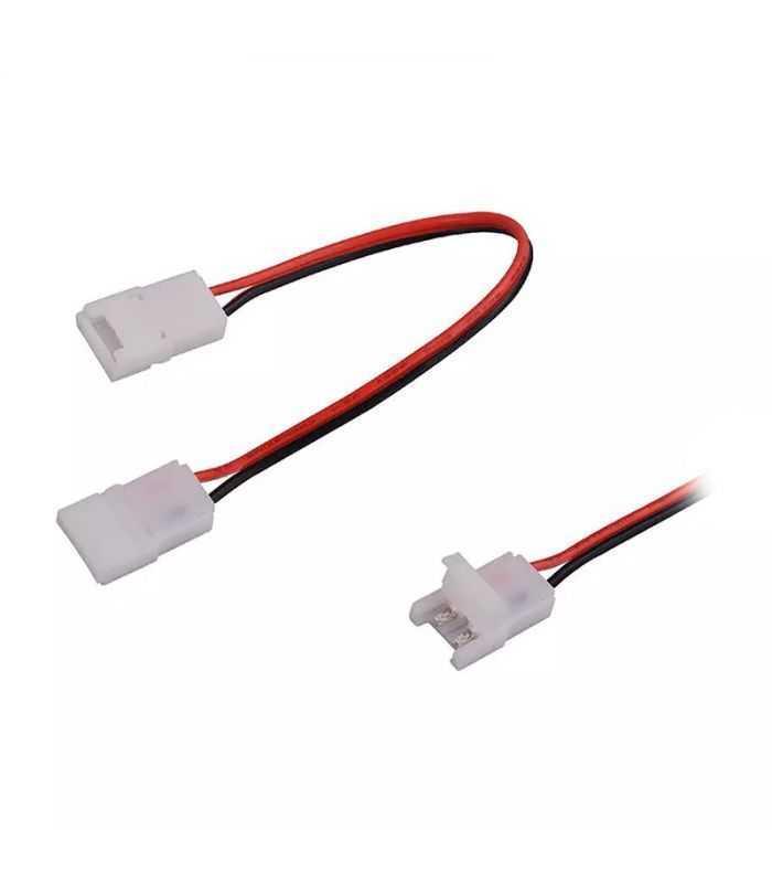 Cablu adaptor conector banda LED 10mm - dual V-TAC