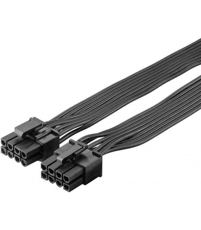 Cablu Adaptor De Alimentare Atx Cu 8 Pini Tata La 62 Tata Pentru Placa Video Pci Express 023m Goobay 59714